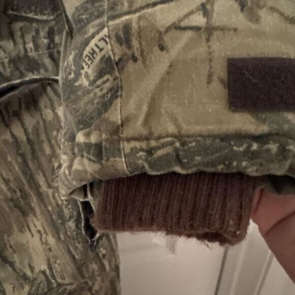 Vintage 10X Gore-Tex Rainwear Men's Hunting Coveralls W/hood Camo USA Realtree M - Picture 13 of 16